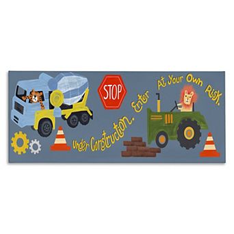 Stupell Home Decor Under Construction Boy's Room Canvas Wall Art