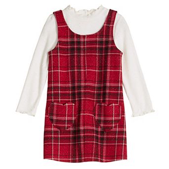 Baby & Toddler Girls Jumping Beans® Cozy Top & Heart Pocket Dress Set