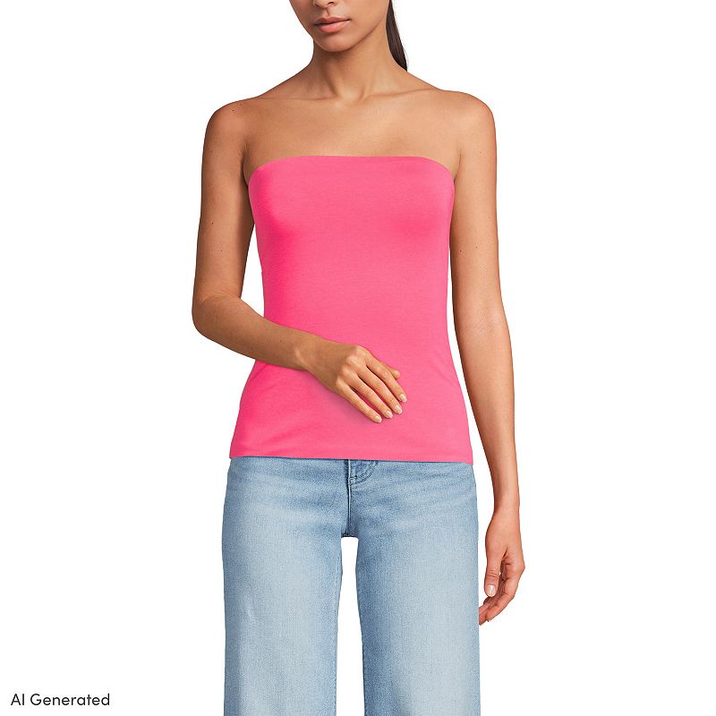 Women's Lands' End Slender Tube Top,