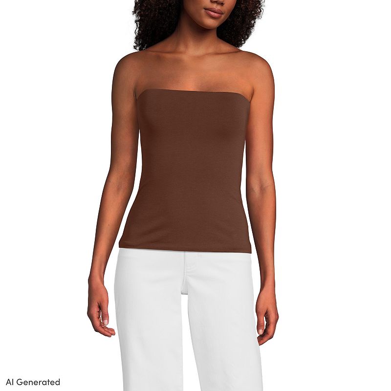 Women's Lands' End Slender Tube Top,
