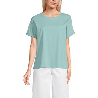 Women's Lands' End Oversized Short Sleeve T-Shirt