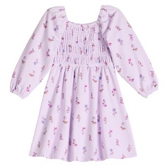Girls 4-12 Jumping Beans® Smocked Texture Knit Dress