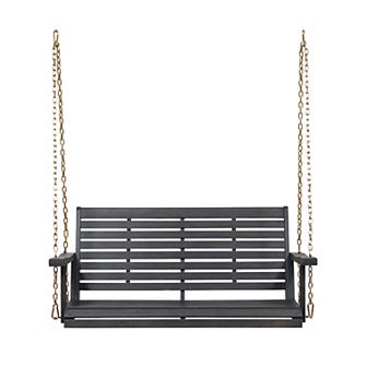 Merax Outdoor Acacia Wood Porch Swing