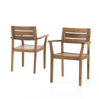 Merax Outdoor Dining Chairs Set of 2