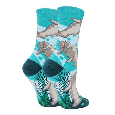 Women's Crew Socks - Floaty Potato