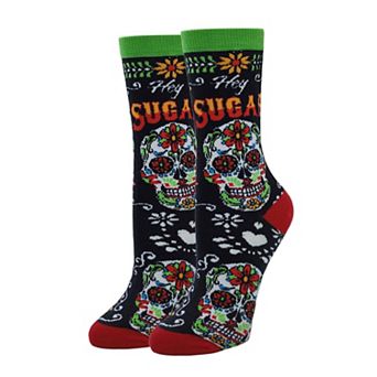 Women's Crew Socks - Hey Sugar