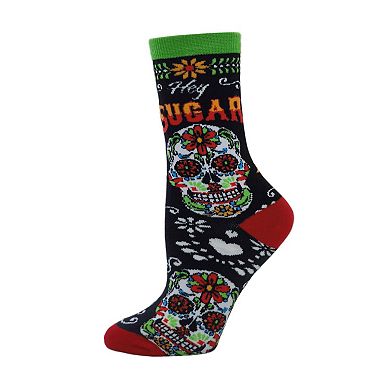 Women's Crew Socks - Hey Sugar