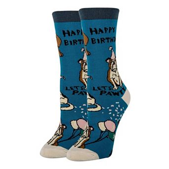 Women's Crew Socks - Happy Pawty