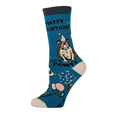 Women's Crew Socks - Happy Pawty