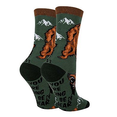 Women's Crew Socks - Be Grizzly