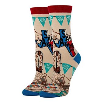 Women's Crew Socks - San Antonio