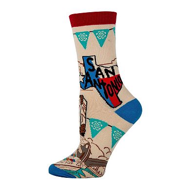 Women's Crew Socks - San Antonio