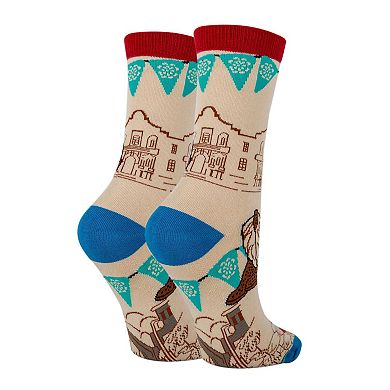 Women's Crew Socks - San Antonio