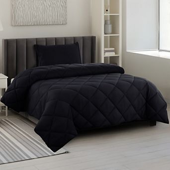 Lux Decor 3 pc Comforter Set All Season Down Alternative Reversible Comforter with Pillow Shams