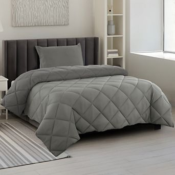 Lux Decor 3 pc Comforter Set All Season Down Alternative Reversible Comforter with Pillow Shams