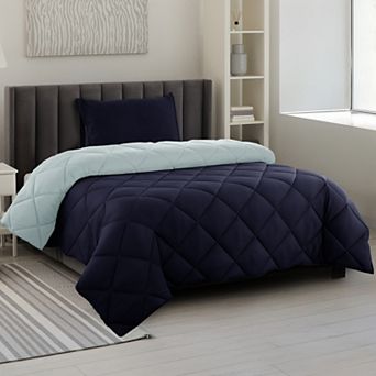 Lux Decor 3 pc Comforter Set All Season Down Alternative Reversible Comforter with Pillow Shams