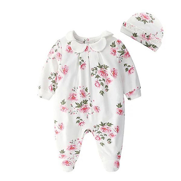 Coccoli Girls Modal Footie Floral