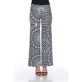 Women's Geometric Print Wide-Leg Palazzo Pants