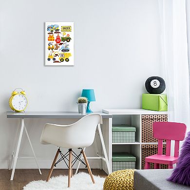 Stupell Home Decor Construction Vehicles & Animals Wall Plaque