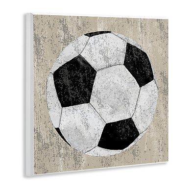 Stupell Home Decor Rustic Sports Soccer Ball Wall Plaque