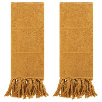 Decorative Turkish Hand Towels, Cotton Absorbent Soft Bath Towel Set, 14" x 30"