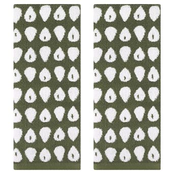 Cute Cartoon Hand Towel Set, 14" x 30" Pure Cotton Hand Towels, Soft Absorbent Towels 2 Pack