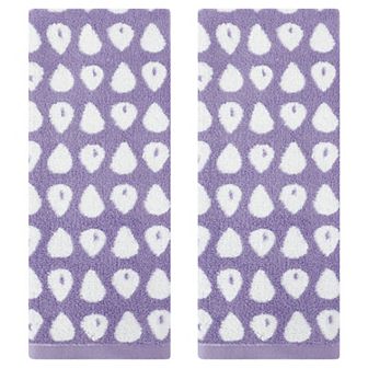 Cute Cartoon Hand Towel Set, 14" x 30" Pure Cotton Hand Towels, Soft Absorbent Towels 2 Pack