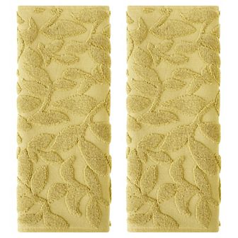 Jacquard Pattern Boho Decorative Hand Towels, Cotton Absorbent Soft Hand Towel 2 pc 14"x30"