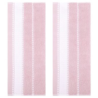 Hand Towels for Bathroom Set 100% Cotton Soft Absorbent Decorative Bathroom Towel 2 Pack