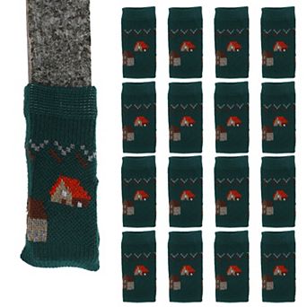 16 pc Chair Leg Cover, Floor Protectors, Chair Covers Caps, Chair Leg Covers for Hardwood Floors
