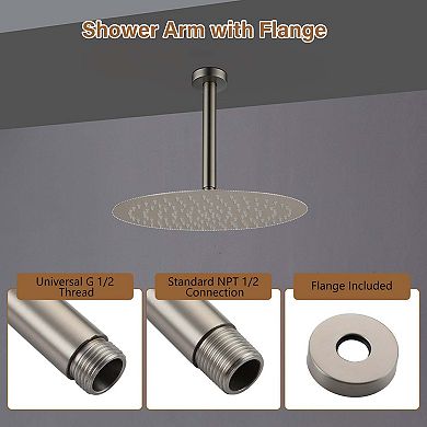 Round Ceiling Mounted Showr Arm