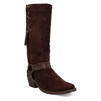 Dingo Bronco Men's Suede Leather Boots