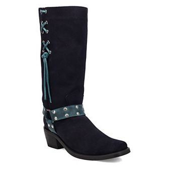 Dingo Bronco Men's Suede Leather Boots