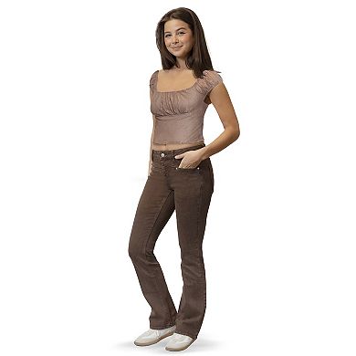 Juniors' Madden Girl Mini Cap Sleeve Emma Top