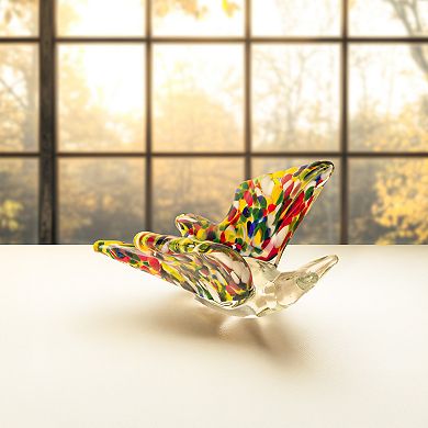 Glass Butterfly Decorative Figurine Table Decor