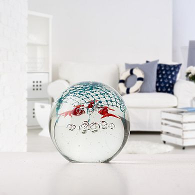 Koi Fish Orb Table Decor