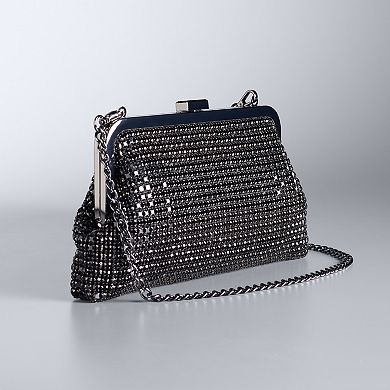 Simply Vera Vera Wang Rhinestone Frame Clutch