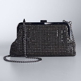 Simply Vera Vera Wang Rhinestone Frame Clutch