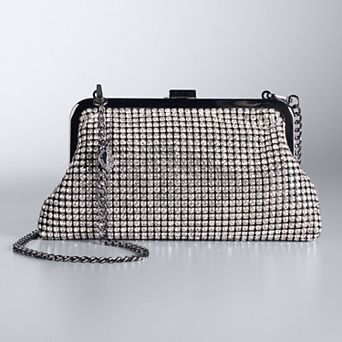 Simply Vera Vera Wang Rhinestone Frame Clutch