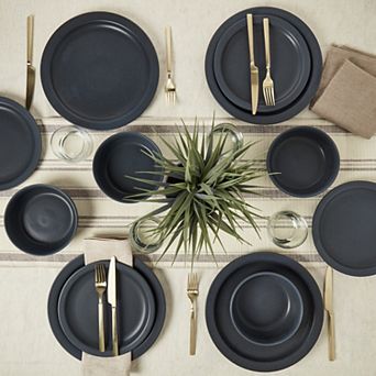 Mingle & Co. Giselle Indigo 12 pc Dinnerware Set