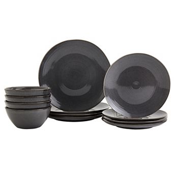Mingle & Co. 12 pc Hand Spun Dinnerware Set