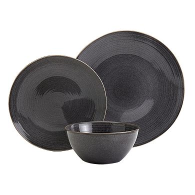 Mingle & Co. 12-piece Hand Spun Dinnerware Set