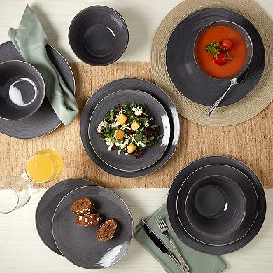 Mingle & Co. 12-piece Hand Spun Dinnerware Set