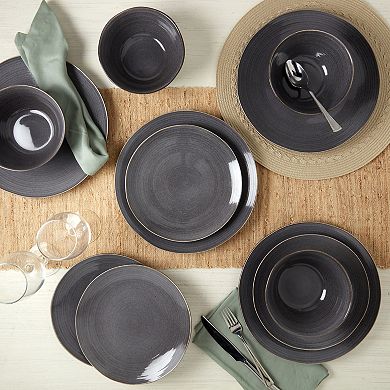 Mingle & Co. 12-piece Hand Spun Dinnerware Set