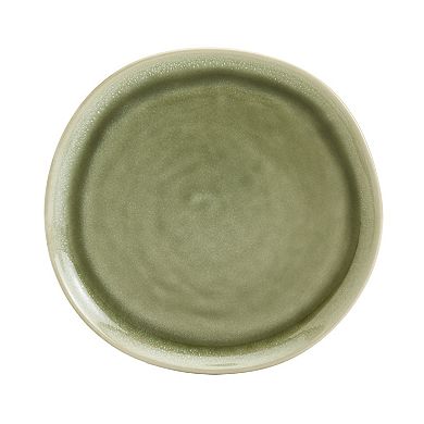 Mingle & Co. 12-piece Reactive Green Dinnerware Set