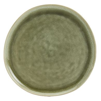 Mingle & Co. 12-piece Reactive Green Dinnerware Set
