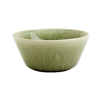Mingle & Co. 12-piece Reactive Green Dinnerware Set