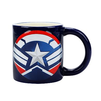 Marvel Captain America 16 oz. Sculpted Ceramic Mug