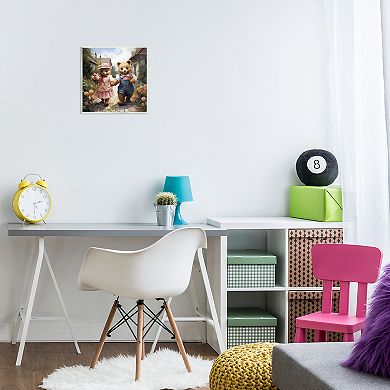 Stupell Home Decor Romantic Bear Couple Wall Plaque