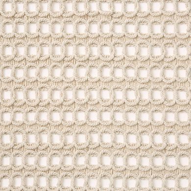 Fiesta Kai Macrame Woven Cotton Machine Washable Placemat 4-Pack